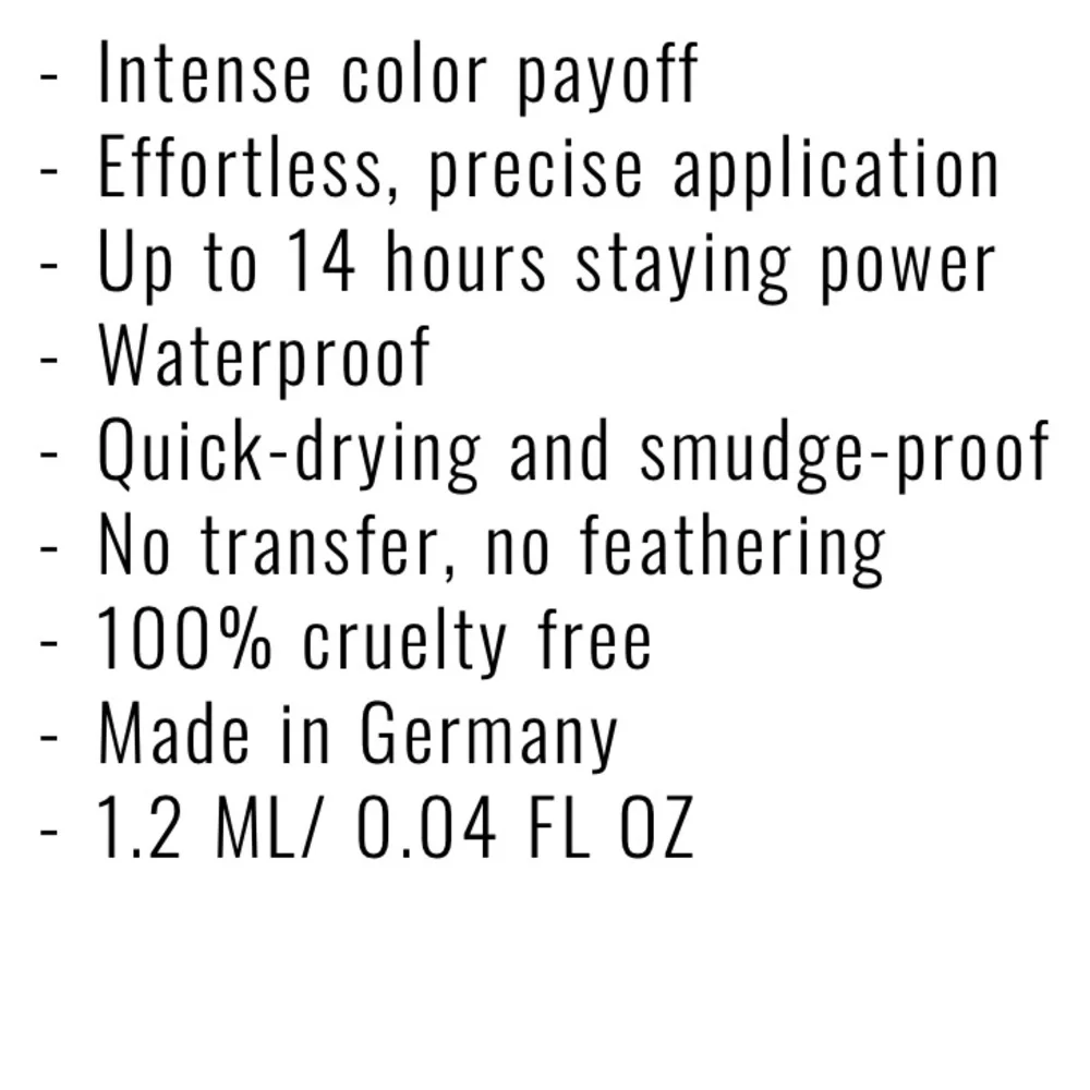 Il Makiage NEW INKLINER LIQUID EYELINER SILKY-MATTE WATERPROOF LINER - Black